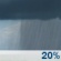 Thursday: A 20 percent chance of showers before 1pm.  Mostly cloudy, with a high near 59. North northwest wind 7 to 10 mph. 